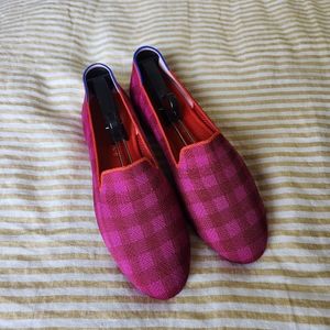 Rothy's Cherry Gingham Loafers 11.5